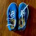 Vans Shoes | Authentic Vans Blue Canvas Unisex Shoes Women’s Size 7 / Men’s Size 5.5 | Color: Blue | Size: 7