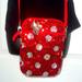 Disney Bags | Authentic Original Disney Parks Polka Dot Cross Body | Color: Red/Silver | Size: Os