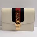 Gucci Bags | Brand New Authentic Gucci Sylvie Leather Belt Bag In White | Color: White | Size: Os