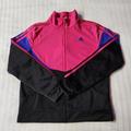 Adidas Jackets & Coats | Adidas Girl's Color Block Track Jacket Size Xl 16 | Color: Black/Pink | Size: Xlg