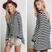 Free People Tops | Free People Counting Stripes Swing Knit Sweater Long Sleeve Tunic Dress Small | Color: Black/White | Size: S