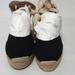 J. Crew Shoes | J. Crew Espadrille Ankle Wrap Wedge Women's 11 | Color: Black/Tan | Size: 11