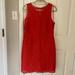 J. Crew Dresses | J Crew Coral Lace Sheath Dress | Color: Red | Size: 14