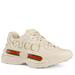 Gucci Shoes | Gucci Women's Rhyton Leather Sneakers | Color: White | Size: 7