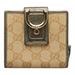 Gucci Accessories | Gucci Trifold Wallet 154205 Beige Canvas Leather Women's Gucci | Color: Tan | Size: Os