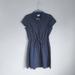 J. Crew Dresses | J. Crew Mercantile- Mini Navy Blue Dress- Small- Eyelet, Collar, Tie Front | Color: Black/Blue | Size: S