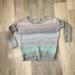 American Eagle Outfitters Sweaters | American Eagle Gray Sweater 3/4 Sleeves Pastle Knit. Never Worn, Sz Small | Color: Gray | Size: S