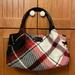 Kate Spade Bags | Kate Spade Plaid Satchel With Black Patent Leather Trim. | Color: Black/Red/White/Yellow | Size: Os