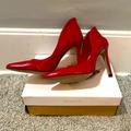 Jessica Simpson Shoes | Jessica Simpson Heel - Lipstick Red Excellent Used Condition!! Size 9 | Color: Red | Size: 9- Runs Big, Fits Like 9.5-10!!!