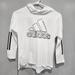 Adidas Shirts & Tops | Adidas Girls' Long Sleeve Hooded Tee T-Shirt 10/12 | Color: White | Size: 10/12