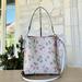 Coach Bags | Coach Mollie Bucket Bag Signature Canvas With Cherry Print Nwt Womens Holiday | Color: Gray/Pink | Size: Os