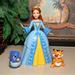 Disney Toys | Disney Junior Queen Miranda Blue Dress Pixar W/Mia & Jasmine Raja Figures | Color: Blue/Yellow | Size: 1.75” | 5.5” | 1.75”