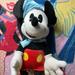 Disney Toys | Disney Parks Mickey Birthday Jumbo Plush Let's Celebrate Mickey’s 90th 24” New | Color: Blue/Red | Size: Os