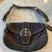 Coach Bags | Coach Signature Soho Buckle Flap Hobo (Black) #10603 | Color: Black | Size: Os