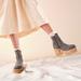 Free People Shoes | Iso Free People X Jeffrey Campbell Preston Platform Booties | Color: Gray/Tan | Size: 6