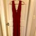 Free People Dresses | Free People Crochet Knit Maxi Dress, Size S, Crimson | Color: Red | Size: S