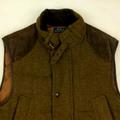 Polo By Ralph Lauren Jackets & Coats | Large Ralph Lauren Polo Wool Winter Vest, 100% Down & Feather Filling | Color: Brown/Green | Size: L
