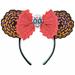 Disney Accessories | Disney Coco Crochet Ear Headband | Color: Orange/Pink | Size: Os