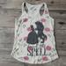 Disney Tops | Disney Beauty And The Beast "Break The Spell" Tank Top | Color: Black/Cream | Size: M