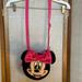 Disney Accessories | Disney Plush Minnie Mouse Purse | Color: Black/Pink | Size: Osg