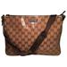 Gucci Bags | Gucci Xl Coated Monogram Canvas Slim Messenger Shoulder Bag | Color: Brown | Size: 18.5"X13.5"