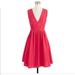 J. Crew Dresses | J. Crew Sophie Silk-Faille Fit & Flare Sleeveless Party Dress Hot Pink | Color: Pink | Size: 4