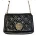 Kate Spade Bags | Kate Spade Astor Court Naomi Quilted Black Leather Flap Turn-Lock Chainlink Bag | Color: Black | Size: Os