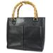 Gucci Bags | Gucci Logo Bamboo Mini Hand Bag Leather Black Gold Made In Italy | Color: Black | Size: W 8.3 X H 7.5 X D 4.7