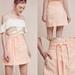 Anthropologie Skirts | Anthropologie Pilcro And The Letterpress Pastel Pink Mini Skirt | Color: Pink | Size: 8