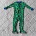 Disney One Pieces | Disney Baby | Green Mickey Mouse Character Footie Sleeper | Size 24 Months | Color: Blue/Green | Size: 24mb