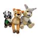 Disney Toys | Disney Store Plush Bambi Deer Thumper Bunny Rabbit Flower Skunk 10-14" Lot Of 3 | Color: Black/Tan | Size: Osbb