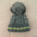 Free People Other | Free People Winter Hat W Puff Ball Nwts | Color: Gray/Yellow | Size: Os