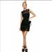 Free People Dresses | Free People Black Lace High Neck Stretch Daydream Mini Slip Dress | Color: Black | Size: M