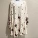 Free People Dresses | Free People | Ivory Flowy Embroidery Long Sleeve Tunic Dress | Color: Cream/White | Size: M