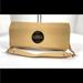 Kate Spade Bags | Kate Spade Holly Bexley Beige Pebbled Leather Turn Lock Chain Strap Clutch Bag | Color: Cream/Tan | Size: Os