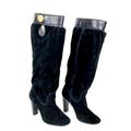 Michael Kors Shoes | Michael Kors Black Suede Slouch Boot Sz 7 | Color: Black | Size: 7