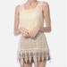Anthropologie Tops | Anthropologie Ryu Cream Floral Lace Fringe Sleeveless Top Size Small | Color: Cream | Size: S