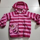 Disney Jackets & Coats | Disney Striped Cheshire Alice In Wonderland Windbreaker Convertible Backpack 3t | Color: Pink/Purple | Size: 3tg