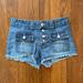 Polo By Ralph Lauren Bottoms | Girl's Polo Ralph Lauren Button Fly Denim Shorts - Size M (8-10) | Color: Blue | Size: 8g