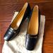 Gucci Shoes | Ladies Gucci Horsebit Leather Pumps On Low Heels Pretty | Color: Black/Gold | Size: 6.5