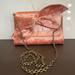 Anthropologie Bags | Anthropologie Crushed Velvet Bow Purse | Color: Pink | Size: Os