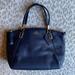 Coach Bags | Coach Mini Kelsey Navy Blue Pebble-Grain Leather Handbag Authentic | Color: Blue | Size: Os