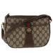 Gucci Bags | Gucci Gg Canvas Web Sherry Line Shoulder Bag Pvc Leather Beige Red Auth Ep1332 | Color: Red | Size: W8.7 X H7.1 X D3.5inch