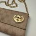 Gucci Bags | Gucci Gg Heart Monogram Wallet Long Bifold & Zipper | Color: Cream | Size: Os