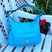 Coach Bags | Coach 22381 Legacy Courtney Blue Leather Tassel Shoulder Hobo Crossbody Bag | Color: Blue | Size: Os