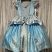 Disney Costumes | Disney Cinderella Premium Gown | Color: Blue/Silver | Size: Medium, 8-10