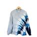 Free People Tops | Electric & Rose Time To Live Wave Tie Dye Sweatshirt Womens Size Xs Hippie Cool | Color: Blue | Size: Xs