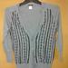 J. Crew Sweaters | J. Crew Woman's Long Sleeves Bided Cardigan Grey Size S Pre-Owned | Color: Gray | Size: S