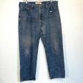 Levi's Jeans | Levi Strauss 550 Jeans Men Size 40x30 Relaxed Fit Distressed Denim Straight Leg | Color: Blue | Size: 40