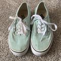 Vans Shoes | Mint Vans | Color: Blue/Green | Size: 7